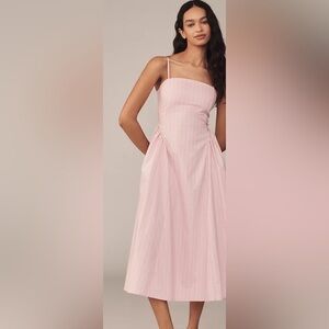 NWT Maeve Sleeveless Fitted A-Line Midi Dress